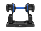 Adjustable Dumbbell - 55lb x2 Dumbbell Set of 2 with Anti-Slip Handle, Fast Adjust Weight by Turning Handle with Tray, Exercise Fitness Dumbbell Suita